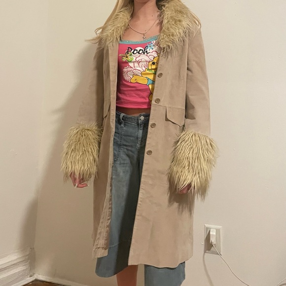 Vintage Faux Fur Coat - Picture 3 of 4
